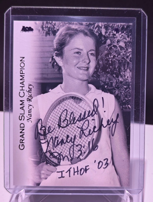 Nancy Richey Auto - Ace Authentic Grand Slam - Tennis