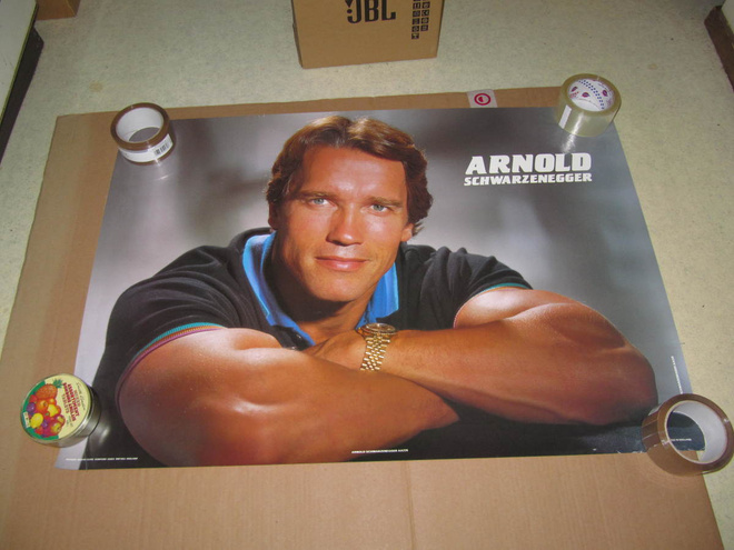 Arnold Schwarzenegger Juliste Orig. v.1986