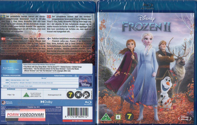 Frozen 2	(50 904)	UUSI	-FI-	BLU-RAY				2019