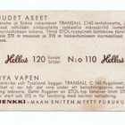 Purkkakuva Hellas UUDET ASEET n:o 110 Purukumikuva - pikkukuva 2