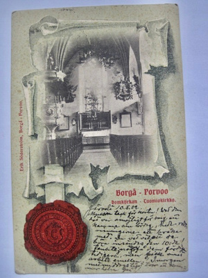 VANHA Postikortti Porvoo 1902 UPEA