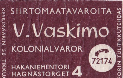 Helsinki, V. Vaskimo, Hakaniementori 4  b510