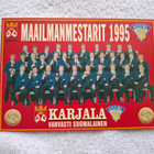 Maailmanmestarit 1995 Karjala Postikortti* - pikkukuva 1
