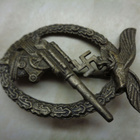 Natsi-Saksa WW2 - ilmatorjunnan isokokoinen merkki - pikkukuva 2