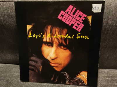 Alice Cooper  – Love's A Loaded Gun 7"