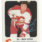 Nick Fotiu Calgary Flames Red Rooster 86-87 Team Issue - pikkukuva 1