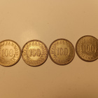 1956-1957-1958-1959 hopeiset 100 markan kolikot - pikkukuva 2