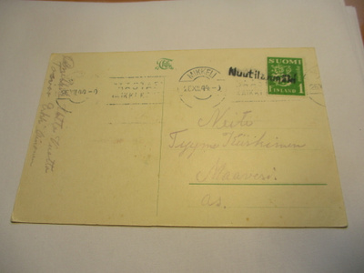 1944 Nuutilanmäki rivil + Mikkeli