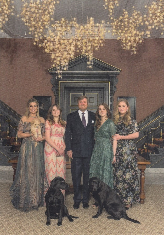 Hollannin kuninkaallinen perhe ja koirat