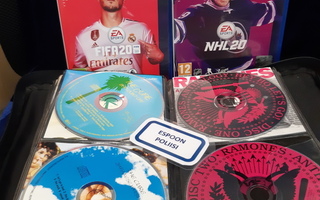 LT-15065-2024 CD-levyjä ja kaksi PS peliä