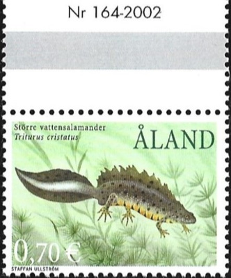 Ål 2002 Yleismerkit 0,70 €  välilöpari numero ** LaPe 200