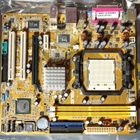 AM2-emolevy ASUS M2V-TVM, mATX, Asuksen tehdaskunnostama - pikkukuva 1