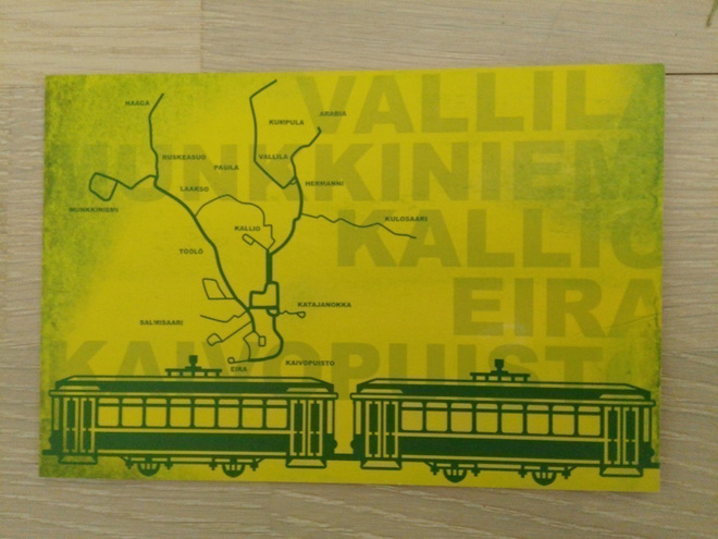 Helsinki Tram postikortti