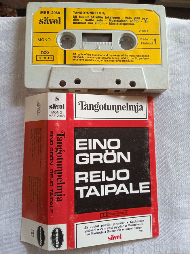 C- KASETTI: EINO GRÖN /  REIJO TAIPALE : TANGOTUNNELMIA