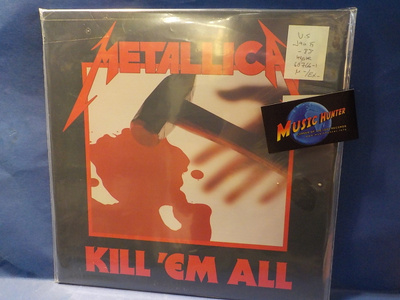 METALLICA - KILL 'EM ALL 1988 REISSUE M-/EX- LP