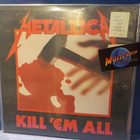 METALLICA - KILL 'EM ALL 1988 REISSUE M-/EX- LP - pikkukuva 1