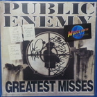 PUBLIC ENEMY - GREATEST MISSES VG+/EX + NIMMARI EU -92 2LP - pikkukuva 1
