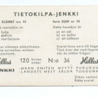 Purkkakuva Hellas TIETOKILPA-JENKKI n:o 34 Eläimet - pikkukuva 2