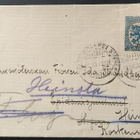 Paikallistaksan SAARISKIRJE Helsingistä Heinolaan 1919 - pikkukuva 1