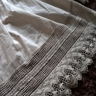 Beige puuvilla Pitsitunika / Tunika pitsillä - koko 40 - 42 - pikkukuva 3