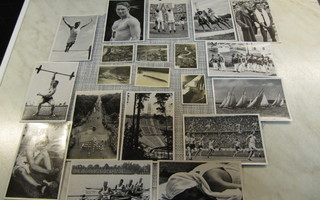 Valokuvia Olympia 1936 ja Zeppelin.