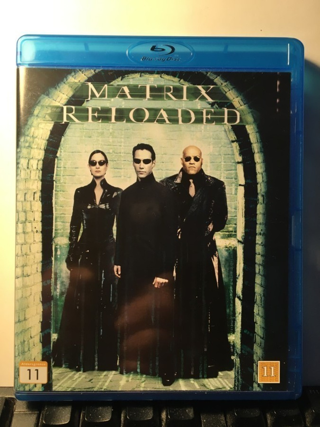 MATRIX RELOADED, BluRay, Wachovski Bros., Reeves, Fishburne