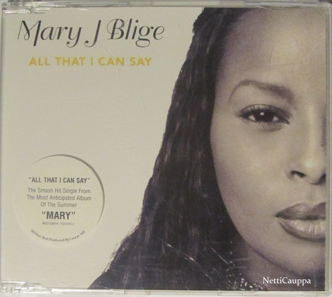 Mary J. Blige • All That I Can Say CD Maxi-Single