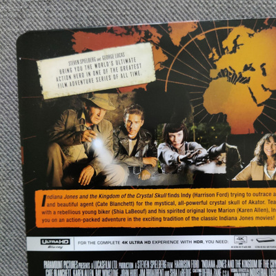 Indiana jones and the kingdom of the crystal skull 4k ultra