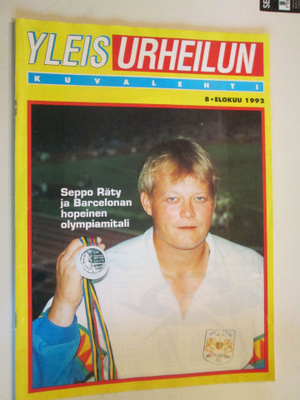 YLEISURHEILUN KUVALEHTI 8 / 1992 SISÄLTÖSIVU KUVA 3