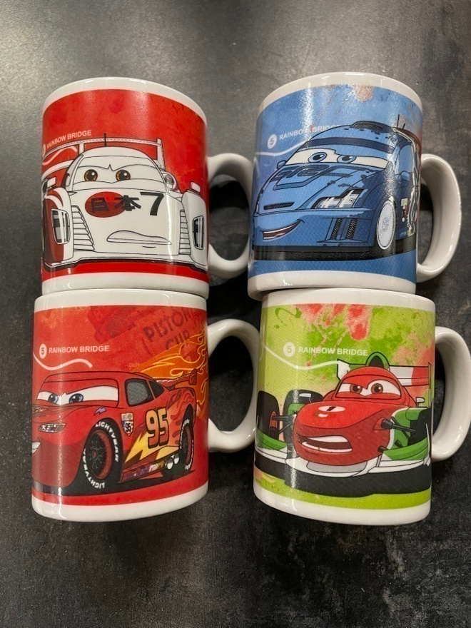 Disney Salama Mcqueen  kuppia 4kpl