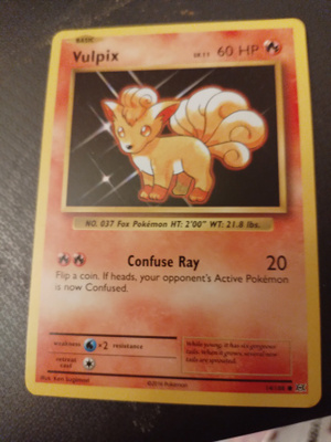 Vulpix 14/108 XY Evolutions card