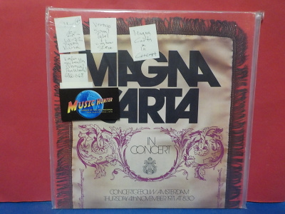 MAGNA CARTA - IN CONCERT M-/EX- UK -72 PRESS LP (+)