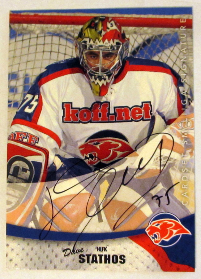 Dave Stathos HIFK Signature Cardset 2004-2005