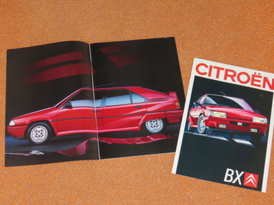 1989 Citroen BX esite - KUIN UUSI - 36 sivua