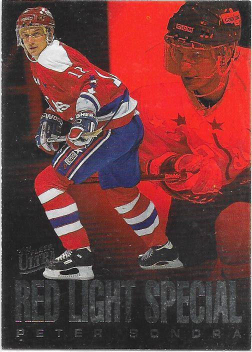 1995-96 Ultra Red Light Special #1o10 Peter Bondra Capitals