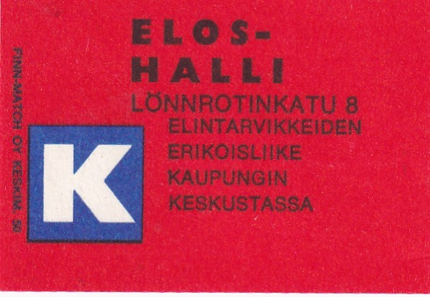 Helsinki, Elos - Halli, Lönnrotinkatu 8 , Kesko , 3/12