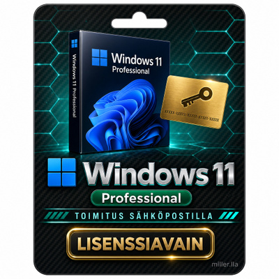 Windows 11 Professional tuoteavain, ohjeet suomeksi