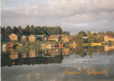 Postikortti, PYHÄJOKI, Kaukon kalaranta