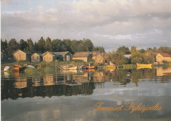 Postikortti, PYHÄJOKI, Kaukon kalaranta
