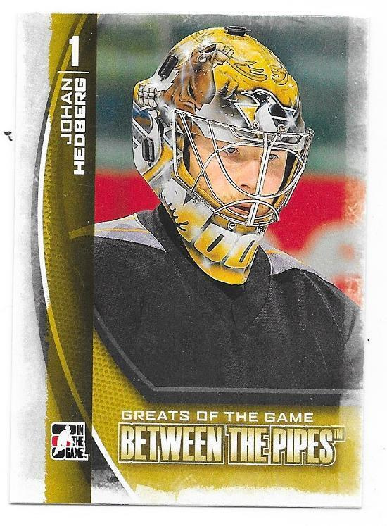 2013-14 Between The Pipes #118 Johan Hedberg Pittsburgh MV