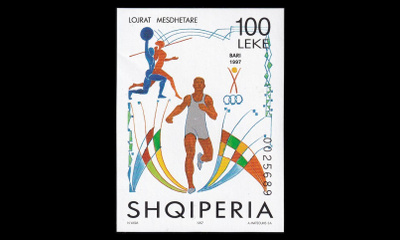 Albania 2624BL111 ** Välimeren urheilukisat (1997)