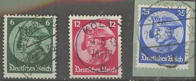 Saksa Mi 479-81 o