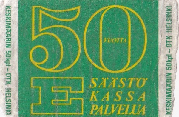 E säästökassa palvelua 50 vuotta   4/7
