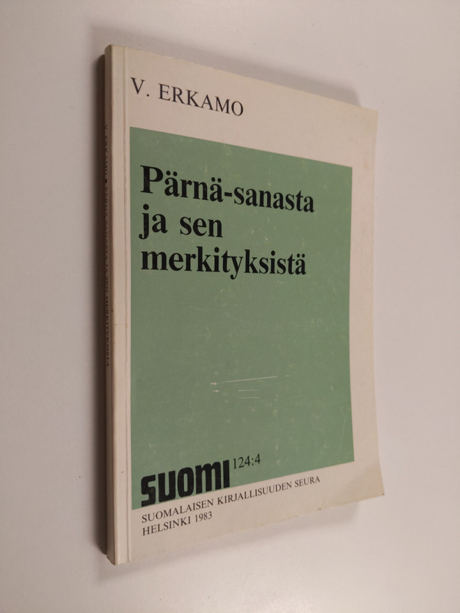 V. Erkamo : Pärnä-sanasta ja sen merkityksistä