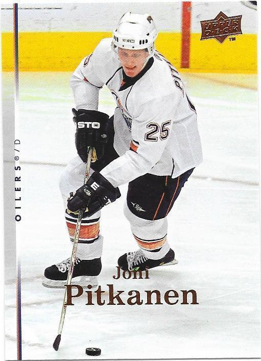 2007-08 Upper Deck #312 Joni Pitkänen Edmonton Oilers
