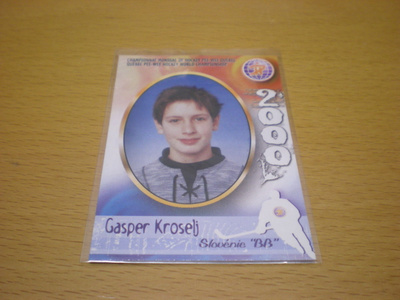 Gasper Kroselj 2000 Quebec PeeWee # 1317