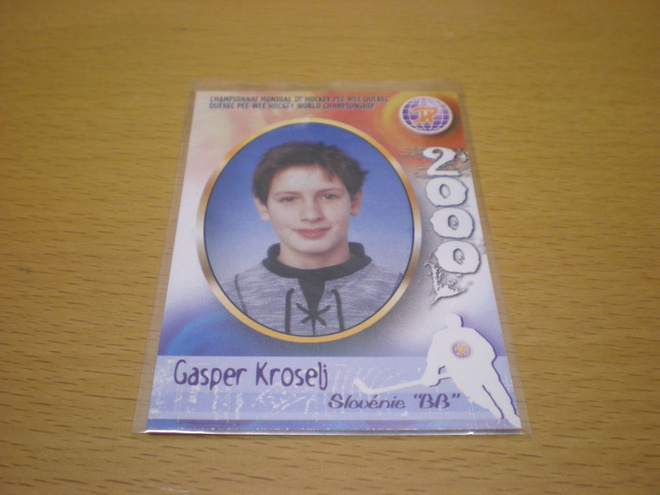 Gasper Kroselj 2000 Quebec PeeWee # 1317