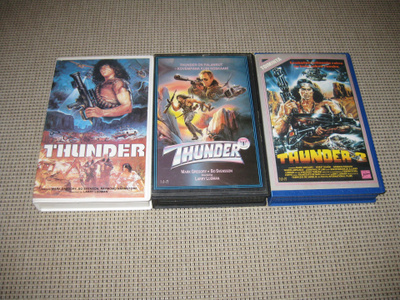 Thunder 1-3 -VHSt (FIx, Mark Gregory, Fabrizio De Angelis)