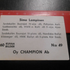 K14. Champion Monte Carlo # 49 Simo Lampinen SAAB - pikkukuva 2