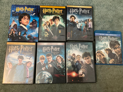 Harry Potter paketti (dvd+bluray)